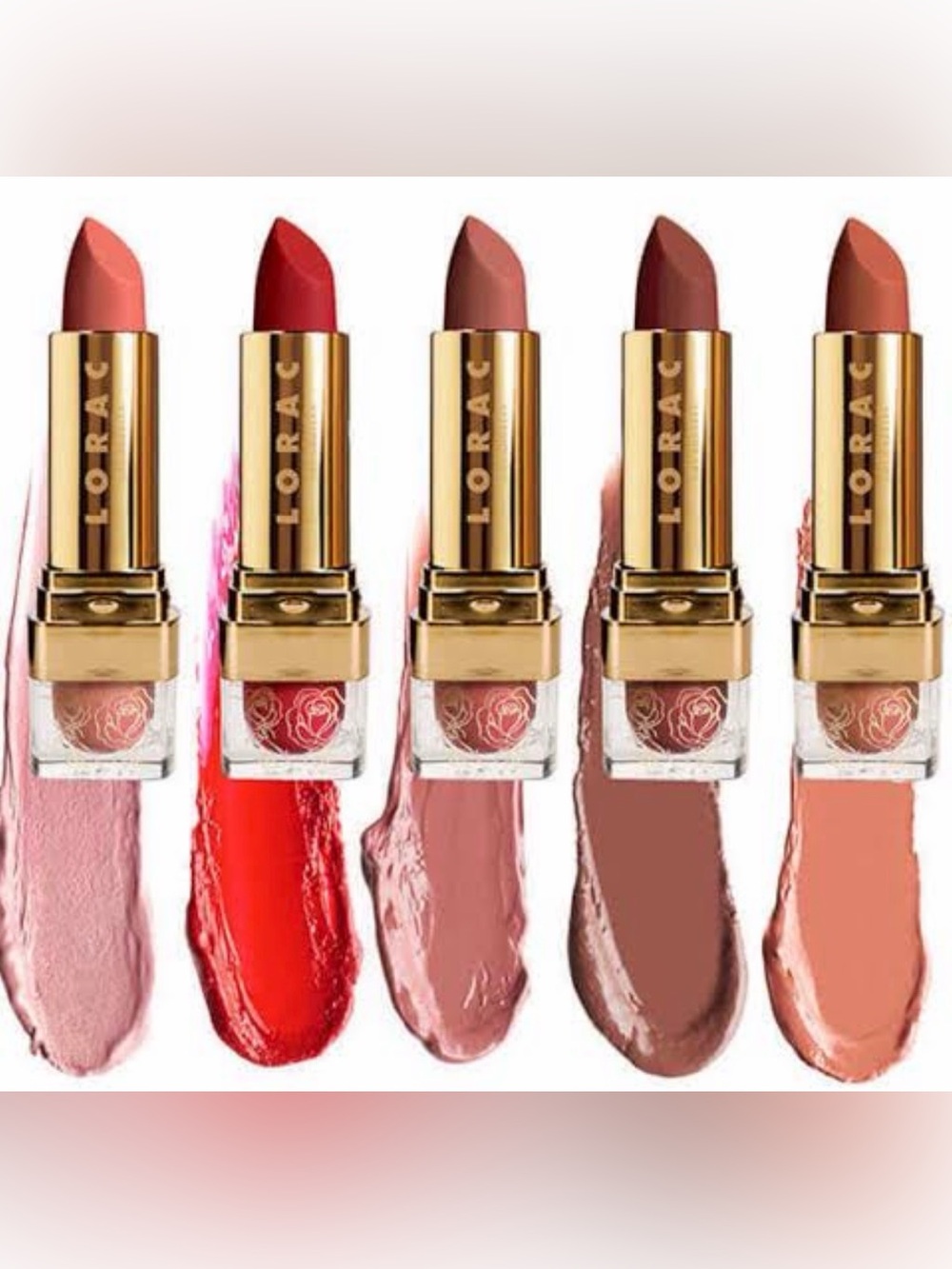 LORAC Beauty and the Beast MOD Lipstick Set (5 Shades) NEW